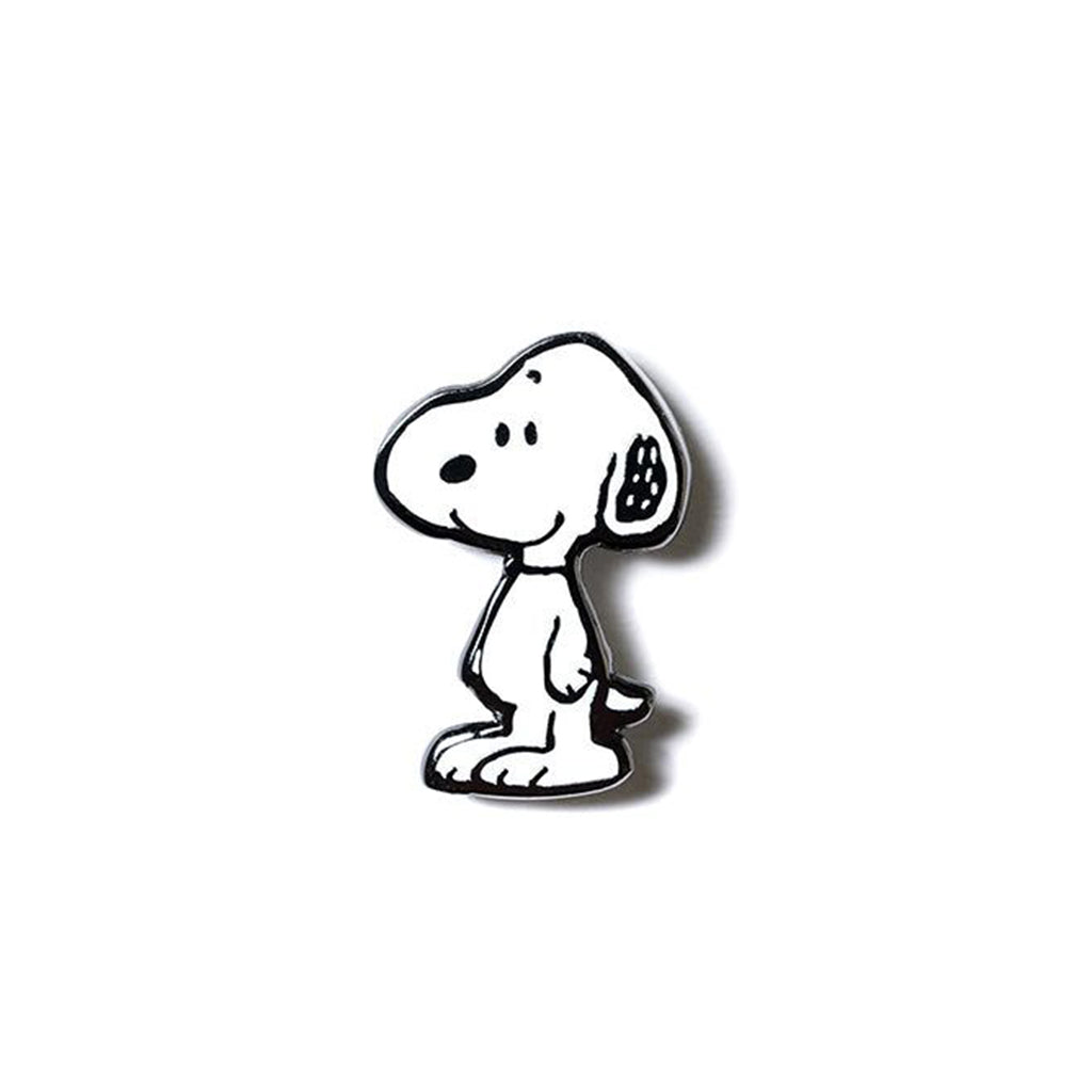 Snoopy pin on a white background