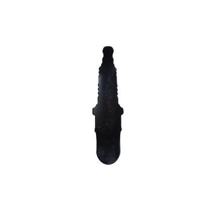 Spark Plug skateboard black top on a white background