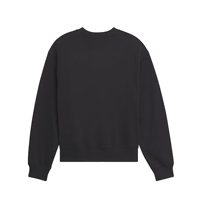 Black sweatshirt on a white background