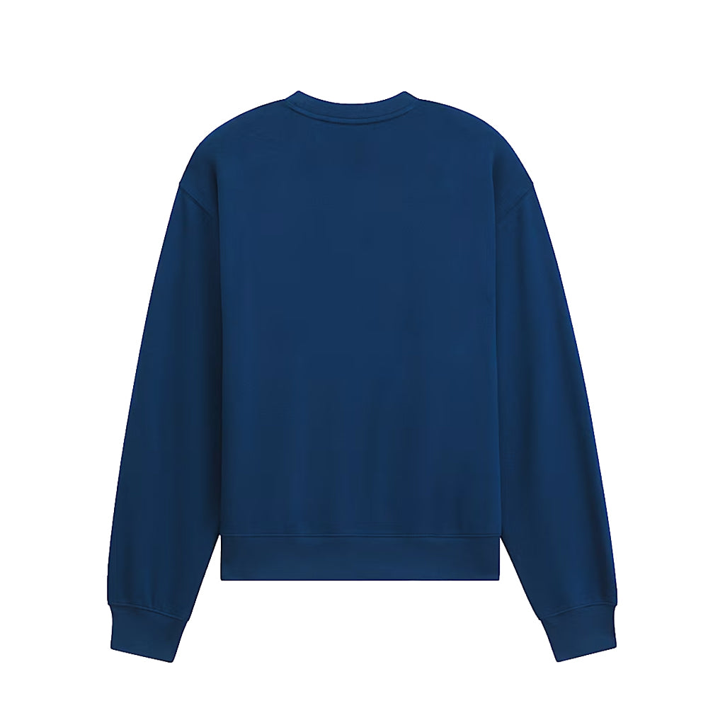 Blue sweatshirt on a white background