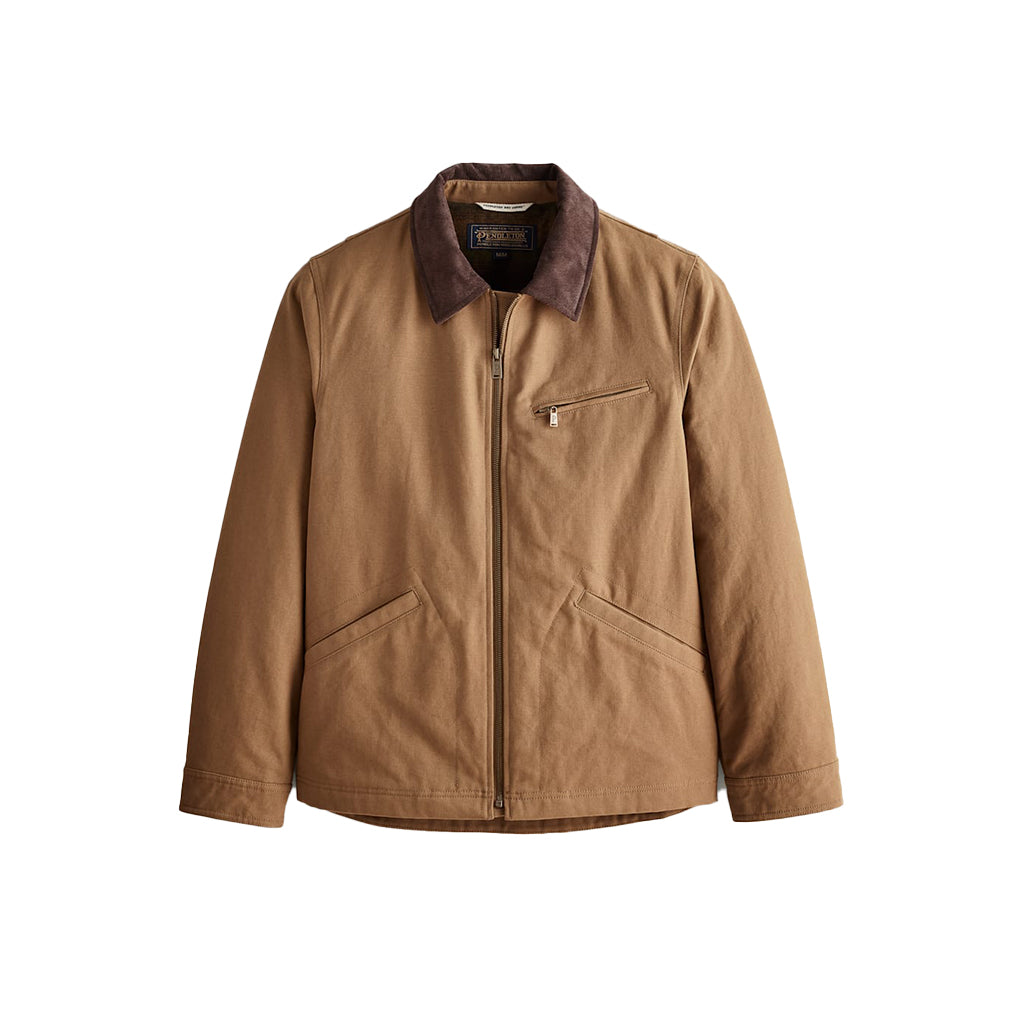 Tahoma Canvas Trucker Jacket Saddle 24'