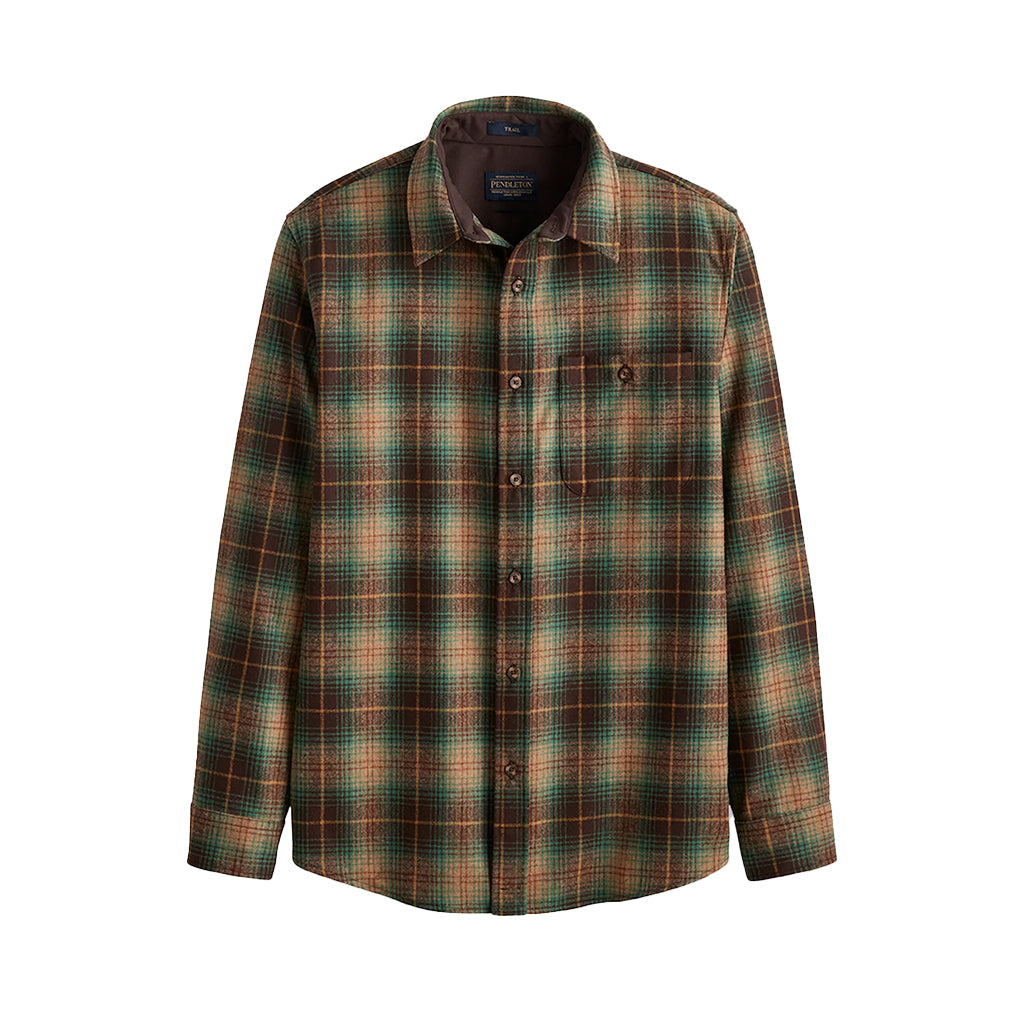 Trail Shirt Brown/Green Plaid 24'