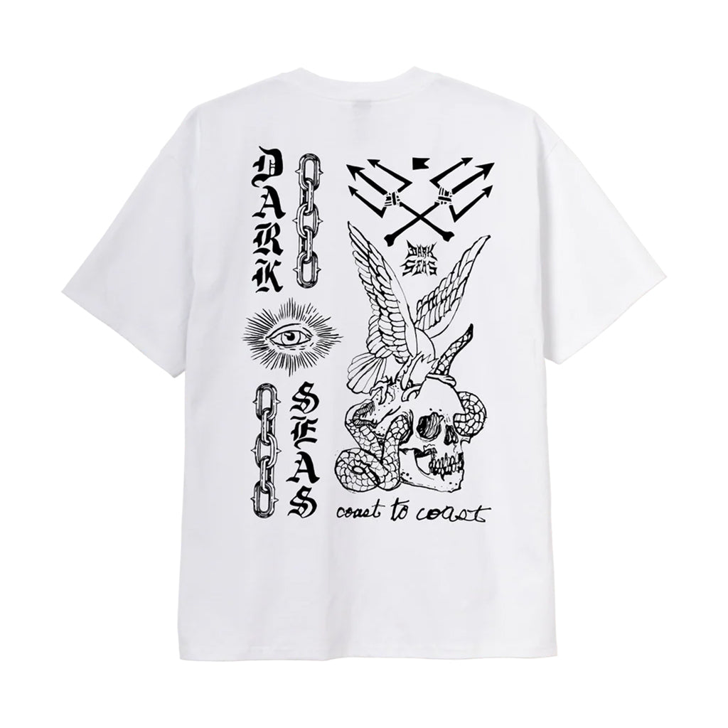 Trouble Maker Heavy Weight Tee White