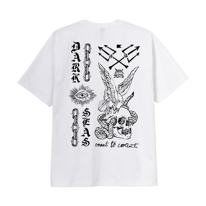 Trouble Maker Heavy Weight Tee White