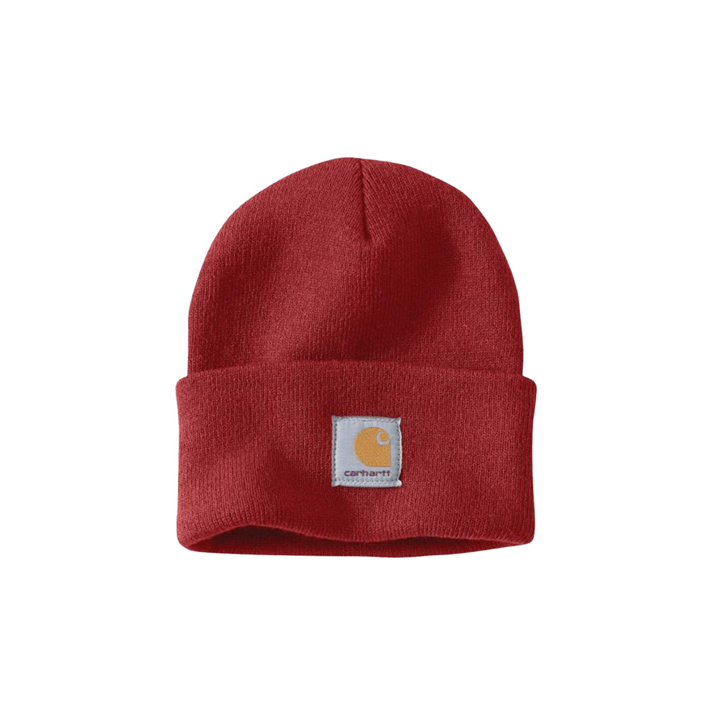 Knit Cuffed Beanie Crabapple