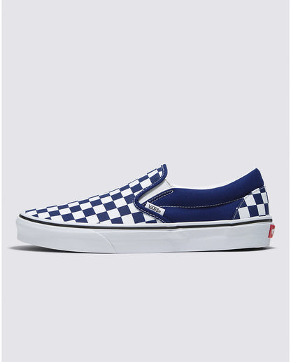 Slip On Color Theory Beacon Blue Checkerboard