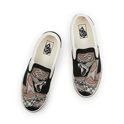 Snake print vans slip ons sales