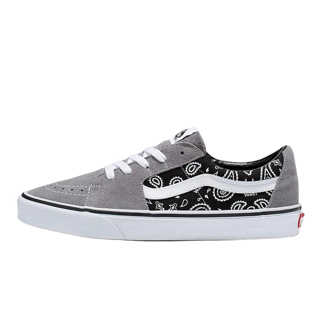 Sk8 Low Paisley Grey/True White