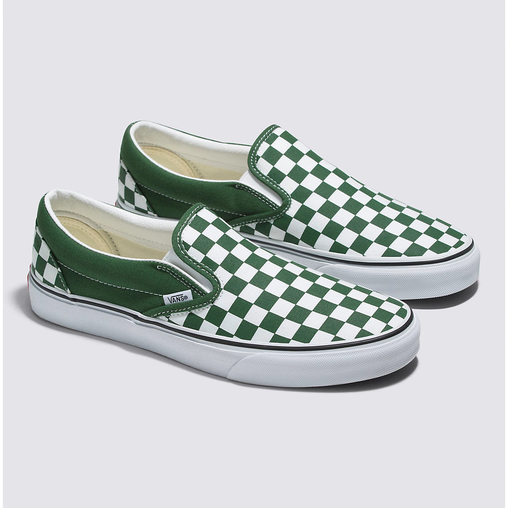 Vans Slip On Checkerboard Greener Pastures Shoe Gunthers Supply And Goods