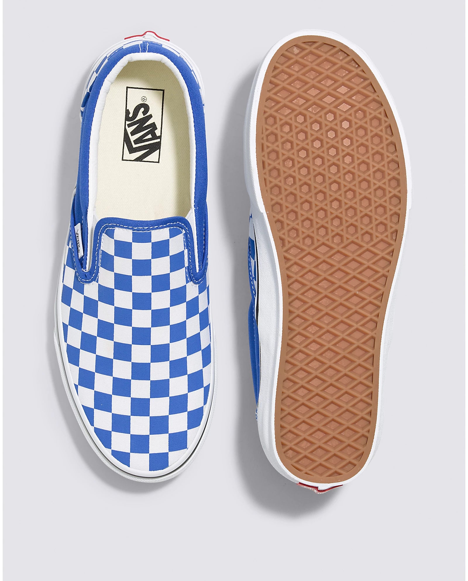Vans Slip On Checkerboard Dazzling Blue Shoe Gunthers Supply And Goods