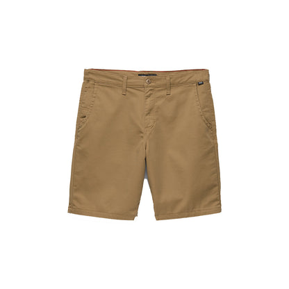 Vans Authentic Chino Shorts Dirt flat on a white background