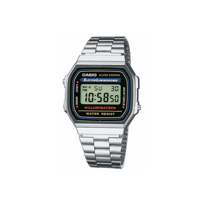 Vintage Silver & Black Metal Watch
