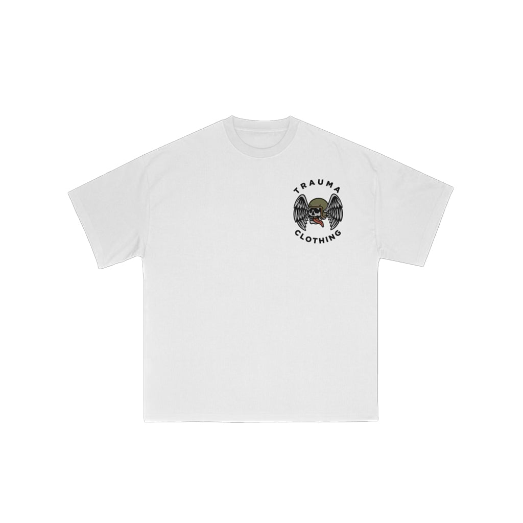 Winged Skull Tee White