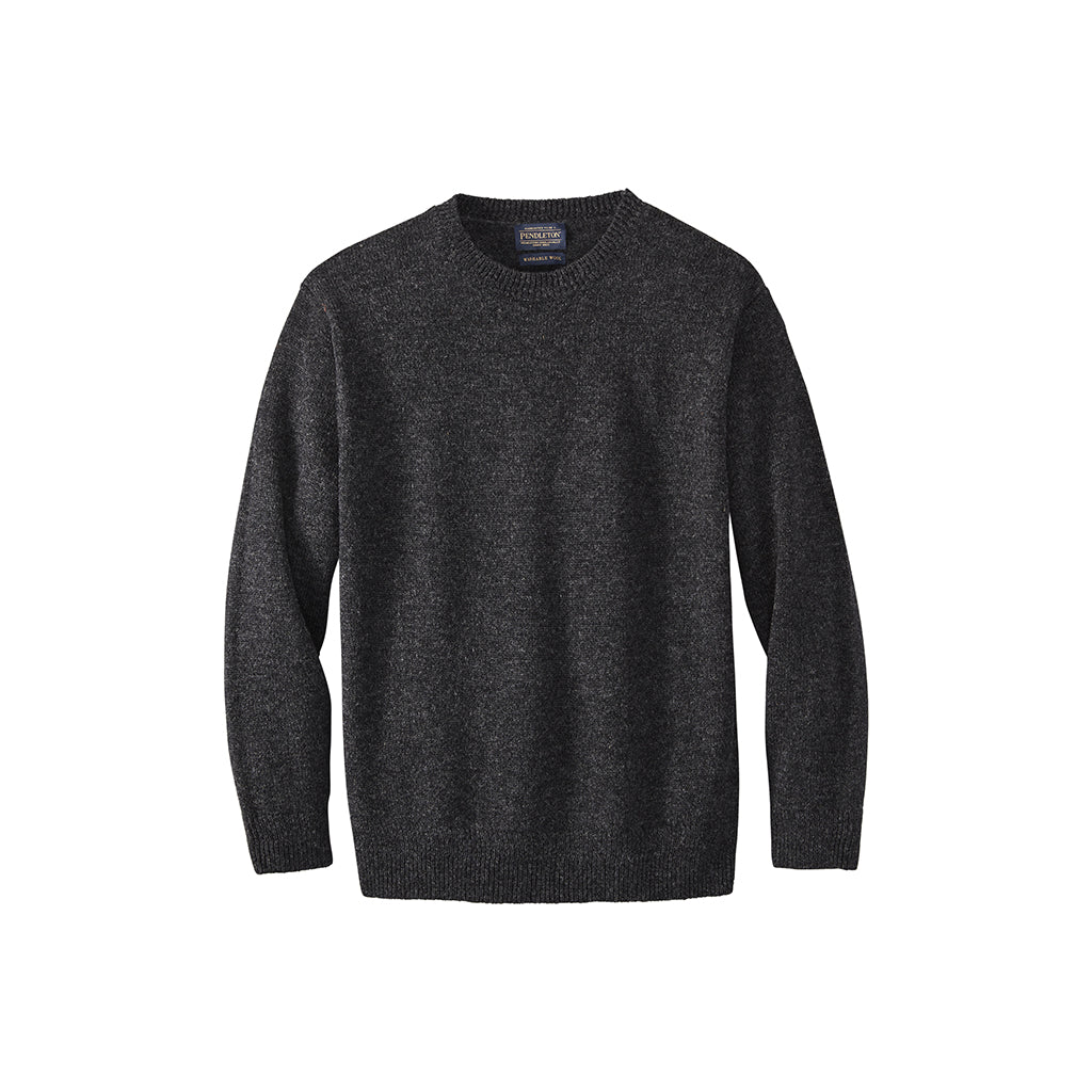Dark gray sweater on a white background