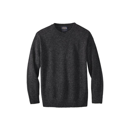 Dark gray sweater on a white background