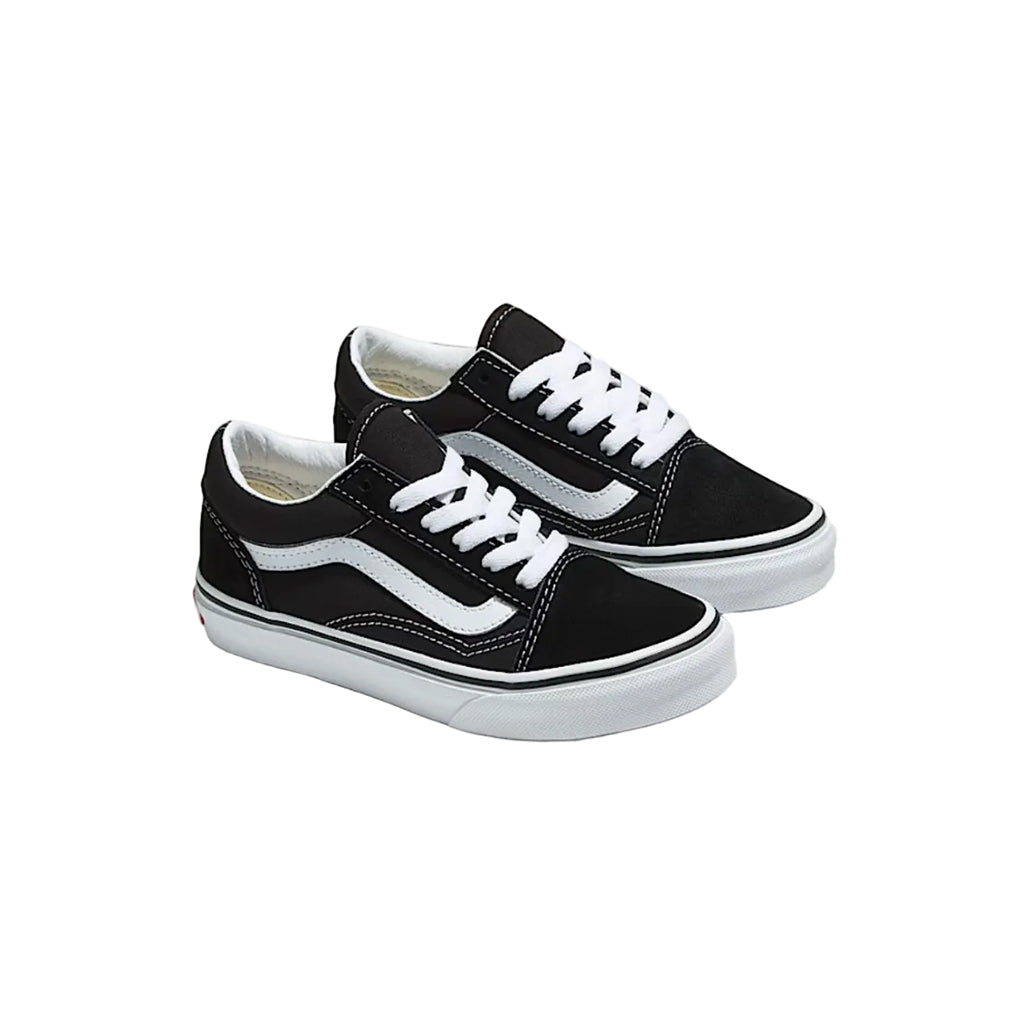 Kids Vans in black and white on a white background 