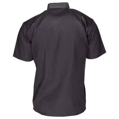 Half Zip Short Sleeve Charcoal