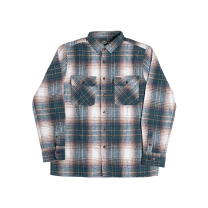Birch Flannel Brown Green Plaid
