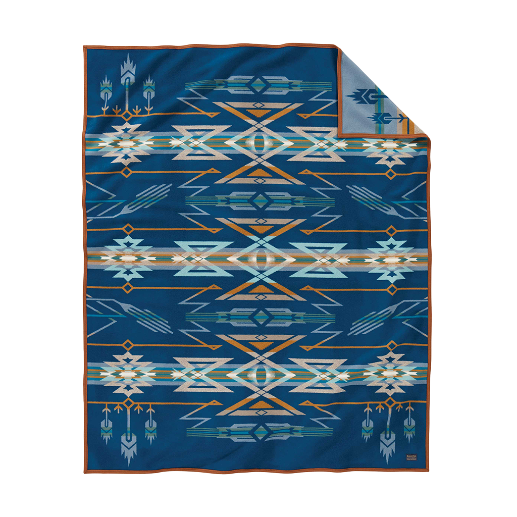 Star Watchers Blanket Blue