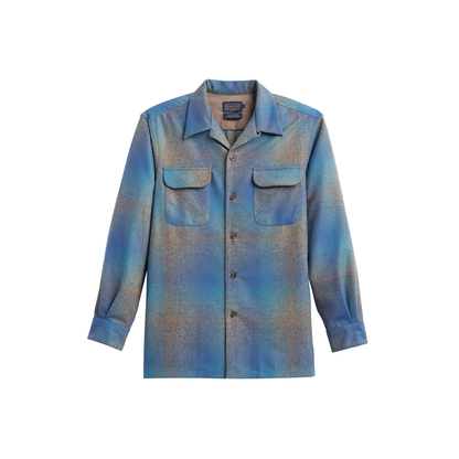 Board Shirt Blue Multi/Taupe Mix Ombre 25'