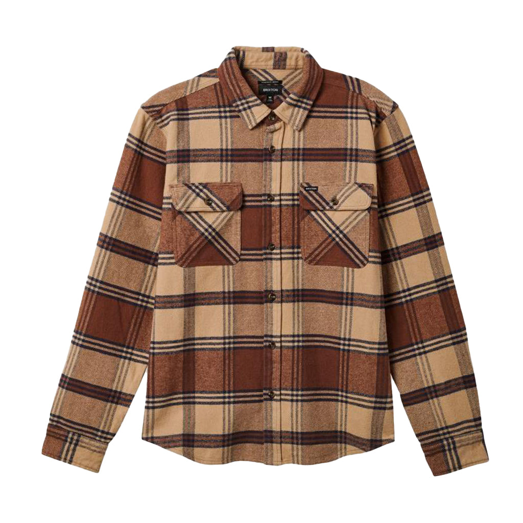 Bowery Heavy Weight Flannel Sand/Bison