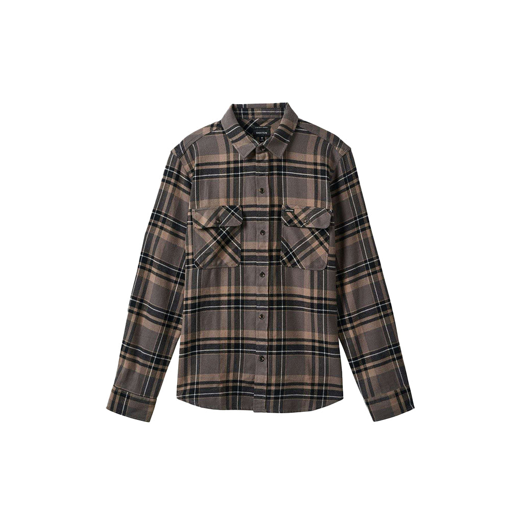 Bowery L/S Flannel Charcoal/Cinder Grey