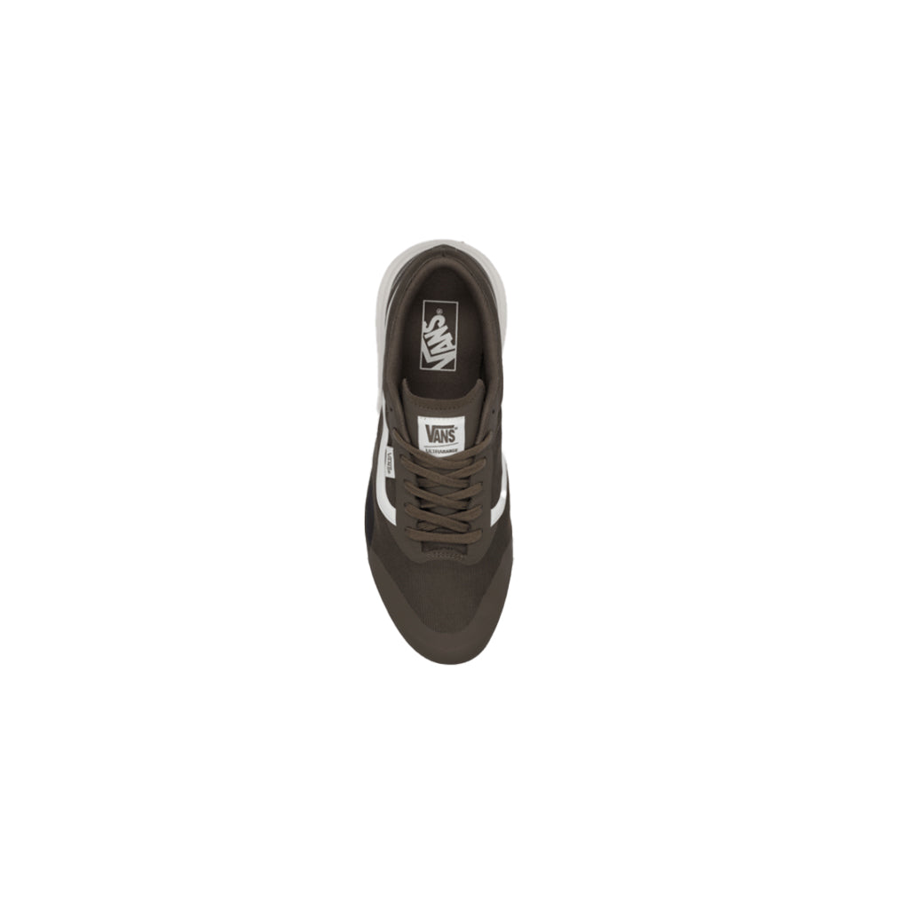 Brown Vans sneaker on a white background