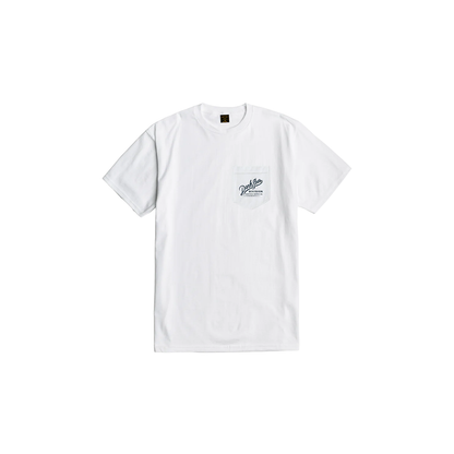 Chestnut Pocket Tee White