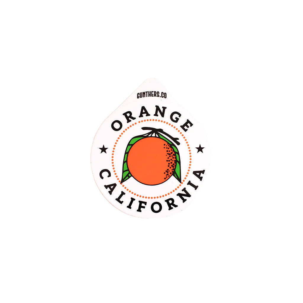 Logo with an orange and text 'Orange California' on a white background