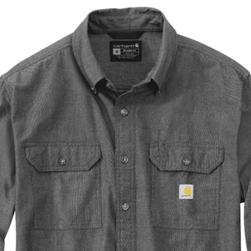Gray shirt with Carhartt logo on a white background