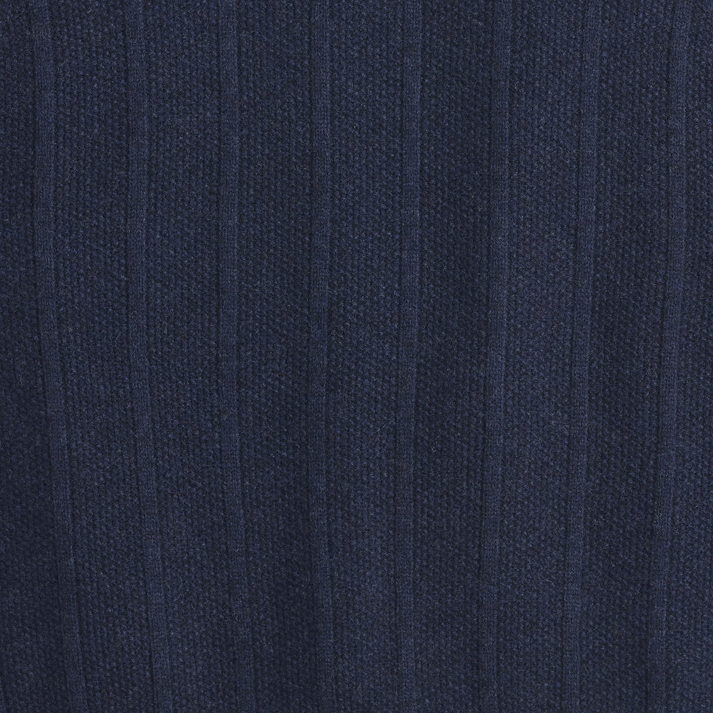 Navy blue fabric texture swatch