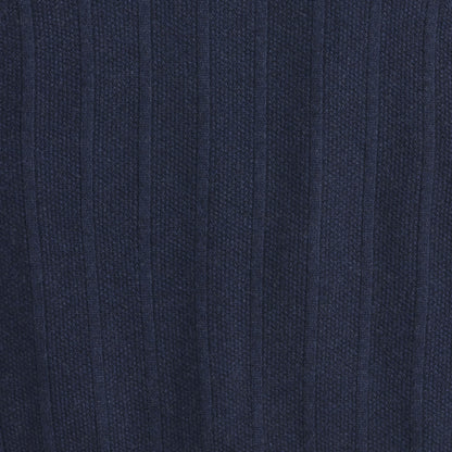 Navy blue fabric texture swatch