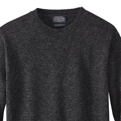 Wool Crewneck Black Heather