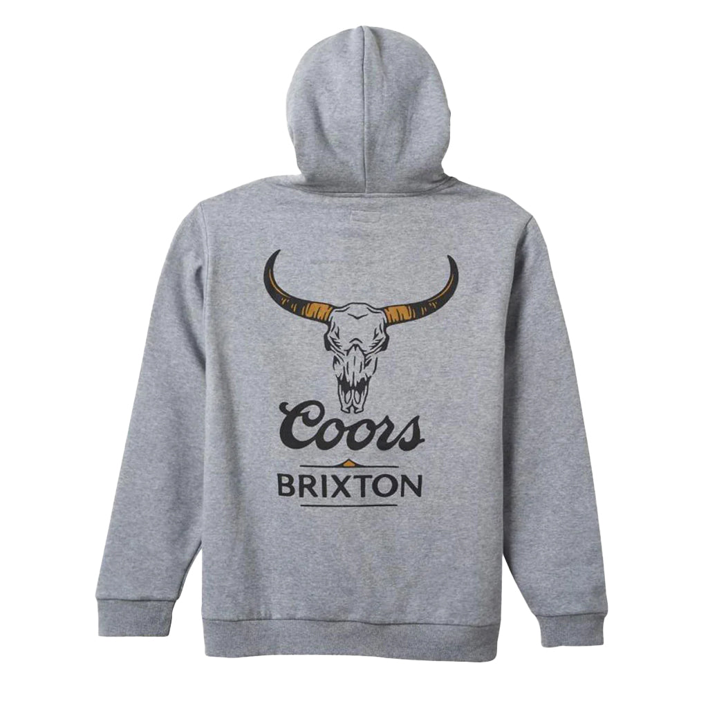 Coors Bull Hoodie Heather Grey