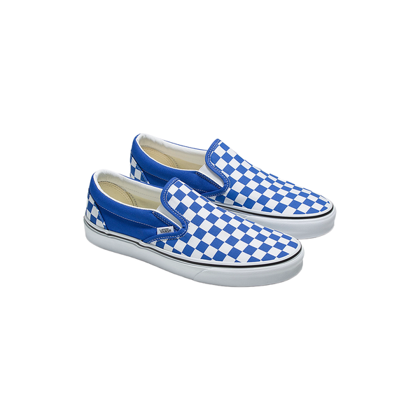 ☆VANS☆ Classic Slip-On Color Tiered Checkerboard Dusty Blu Vans Classic Slip-On Checkerboard WMNS Dusty Blue / Gum