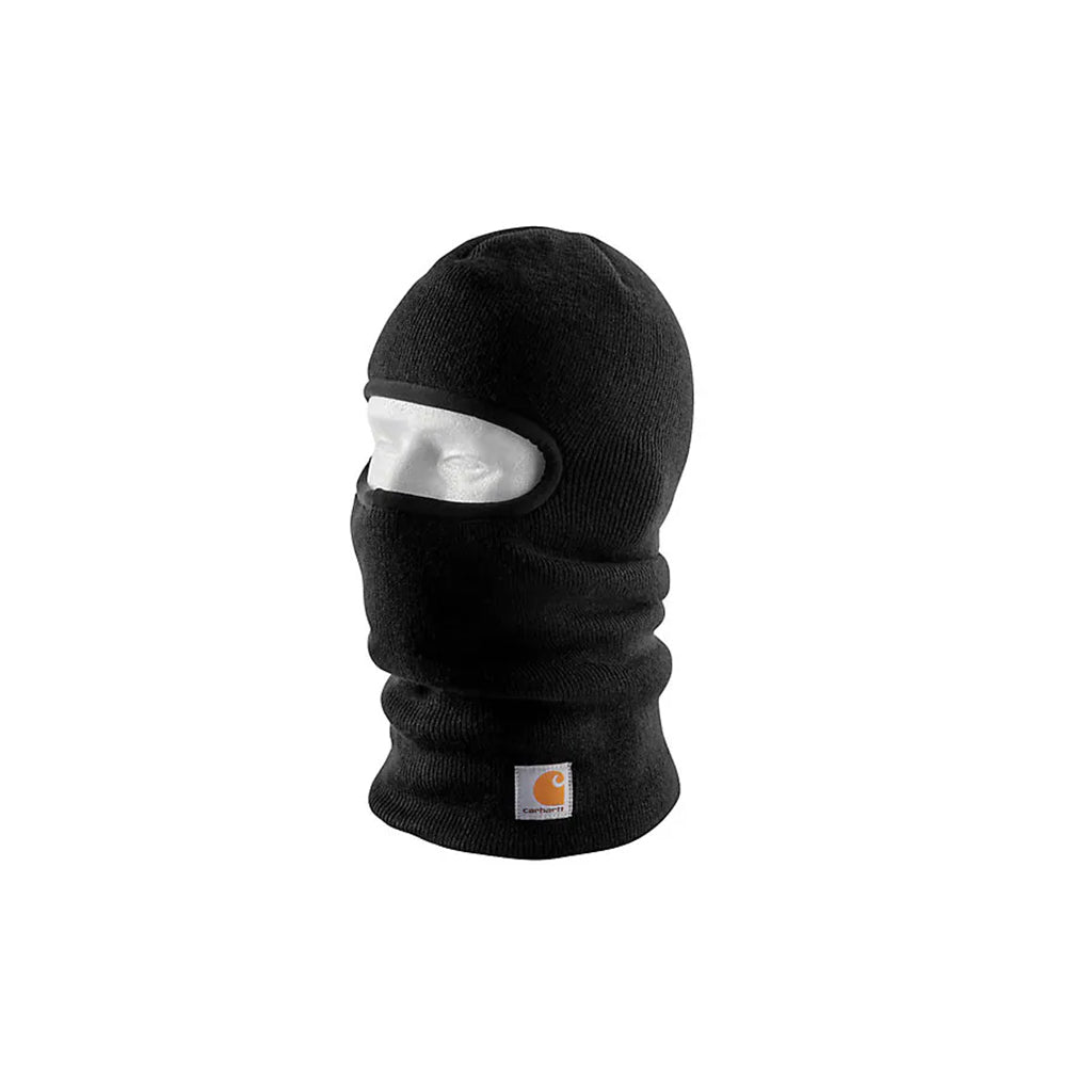 Knit Insulated Face Mask Black