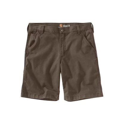 Brown shorts with Carhartt logo on a white background