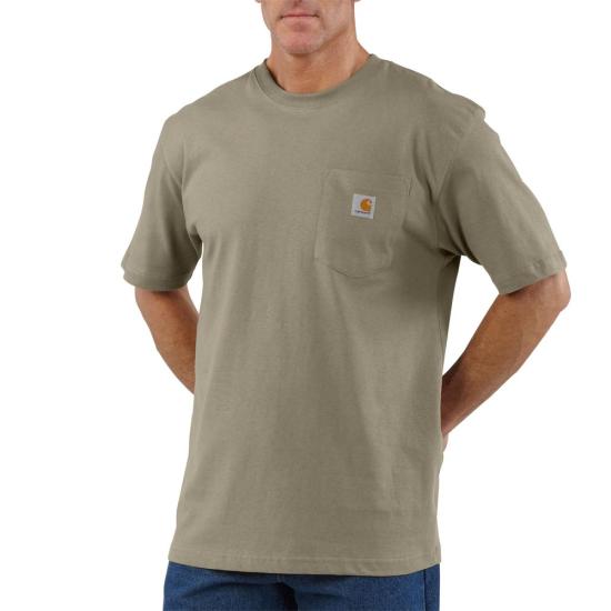 Workwear Pocket SS Tee Desert Brown