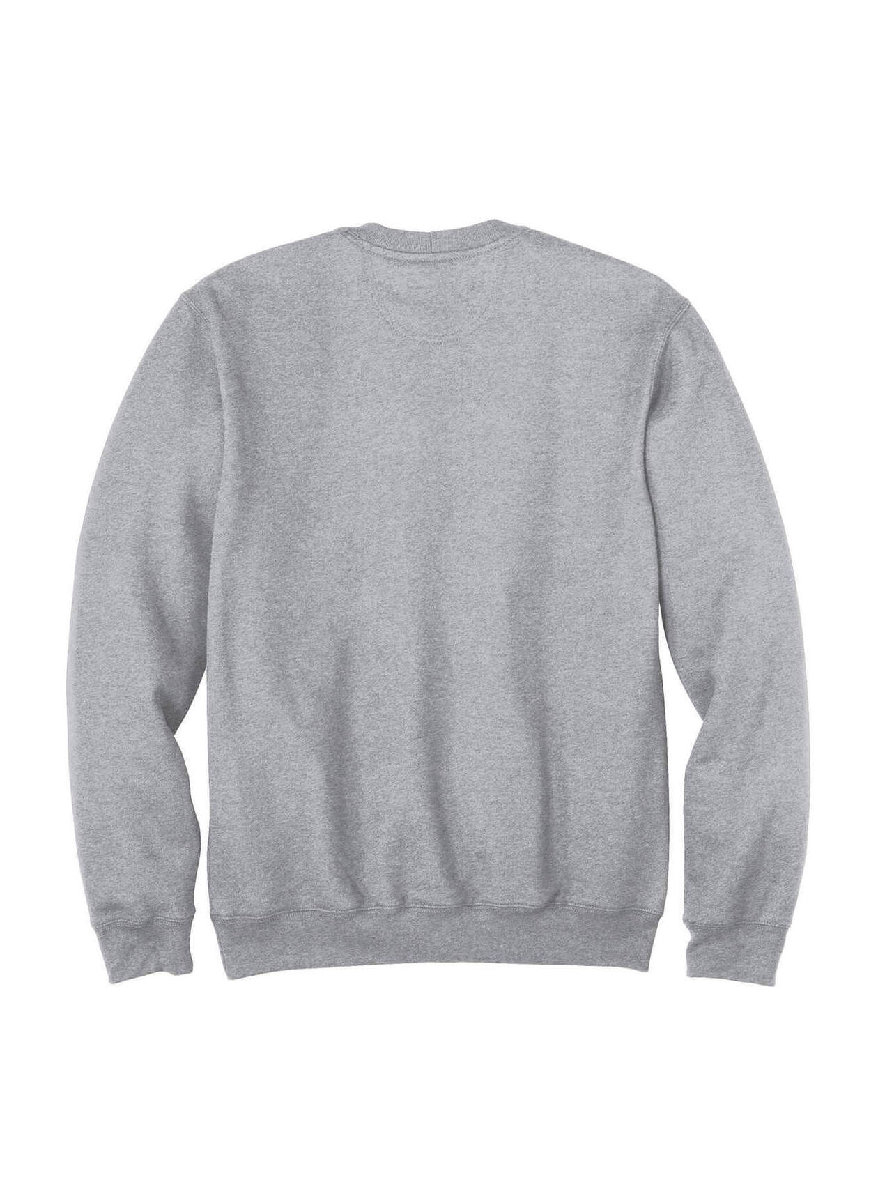 Loose Fit Midweight Crewneck Sweatshirt Heather Grey