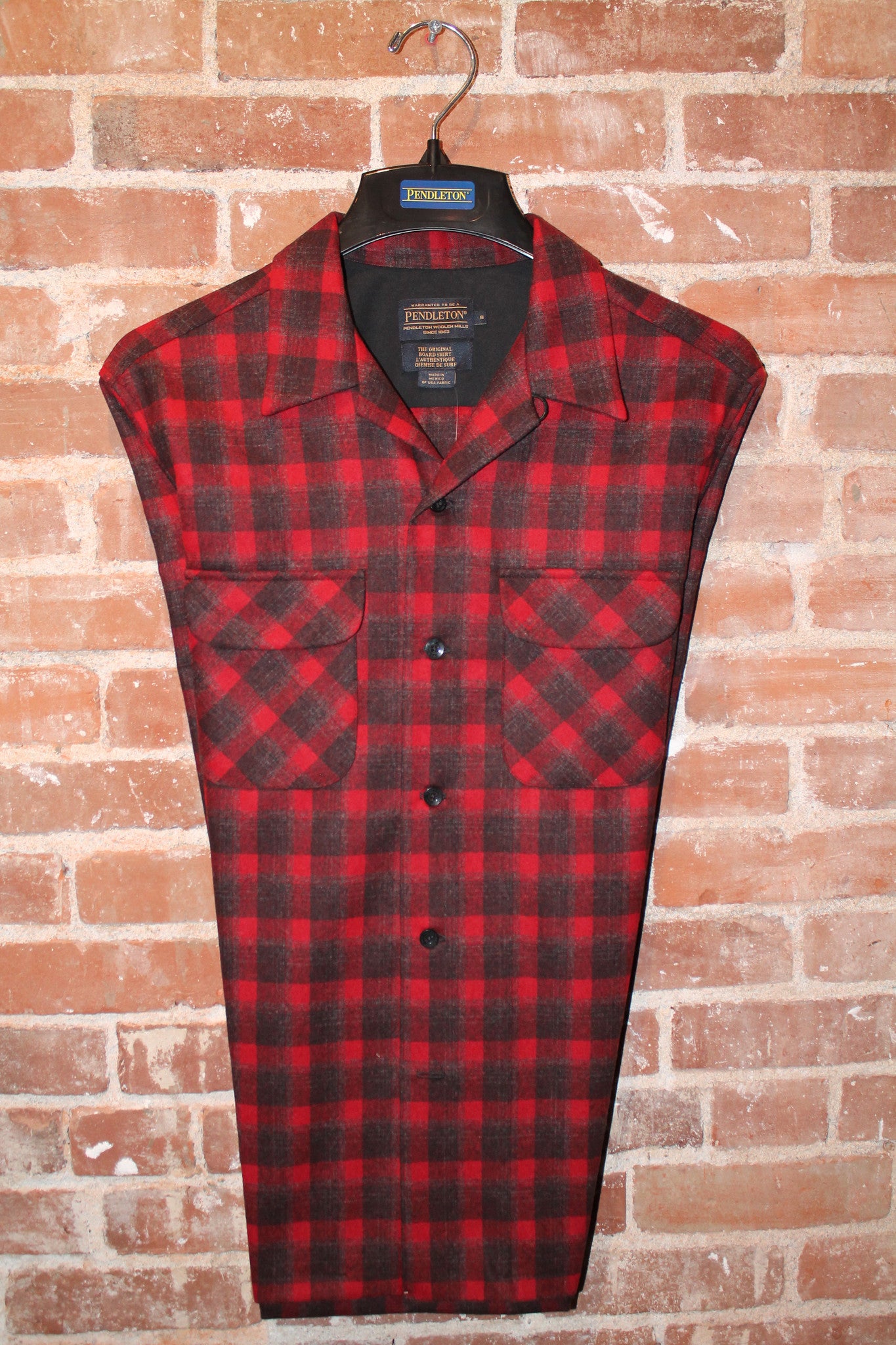 Tall Board Shirt Red/Dark Red Plaid