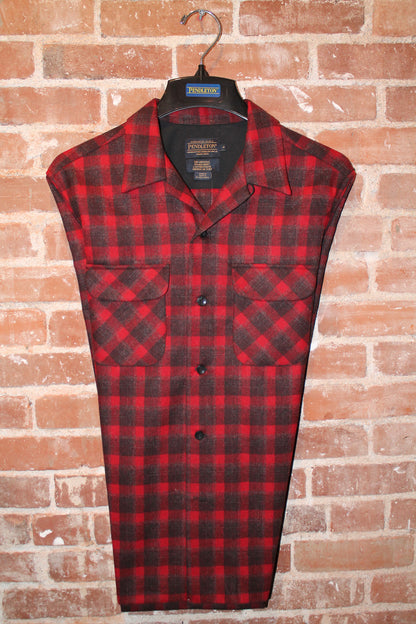 Tall Board Shirt Red/Dark Red Plaid