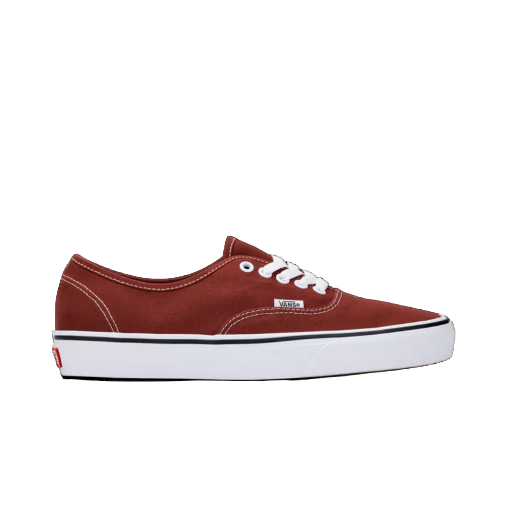 Red sneaker with white sole on a transparent background