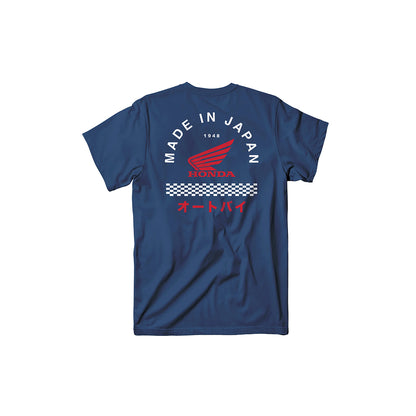 Last Lap Tee Navy