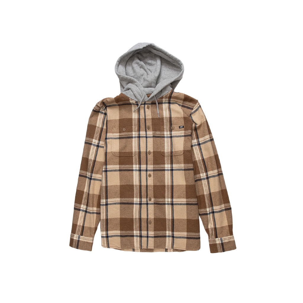Lopes Hooded Long Sleeve Button Down Dirt