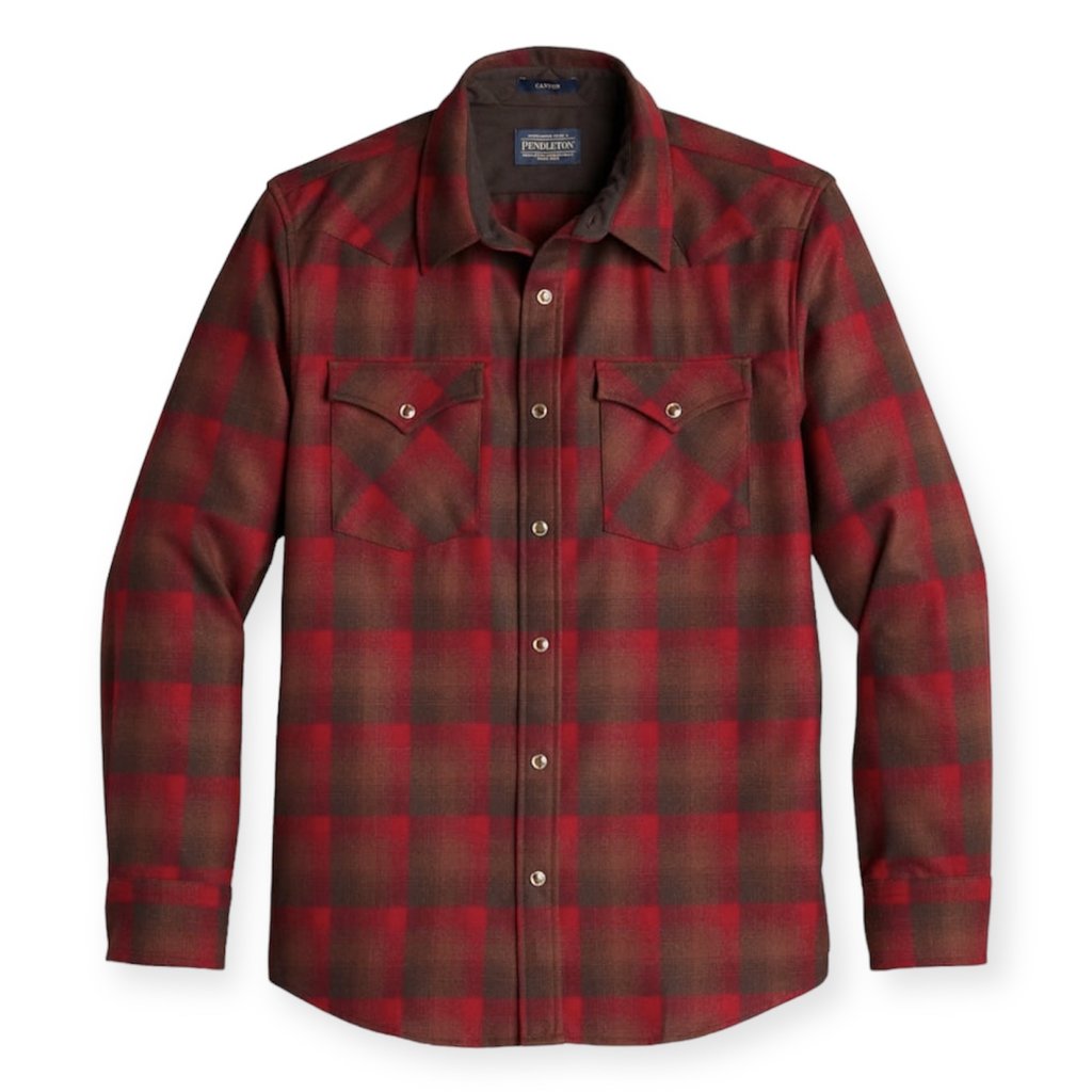 Canyon Shirt Red/Brown Ombre 22'