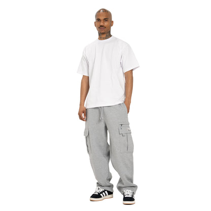 Heavyweight Fleece Cargo Pants Heather Grey
