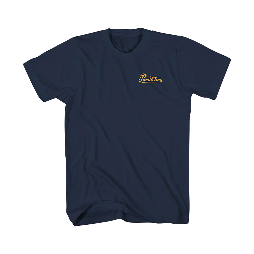 Rancho Graphic Tee Navy/Gold