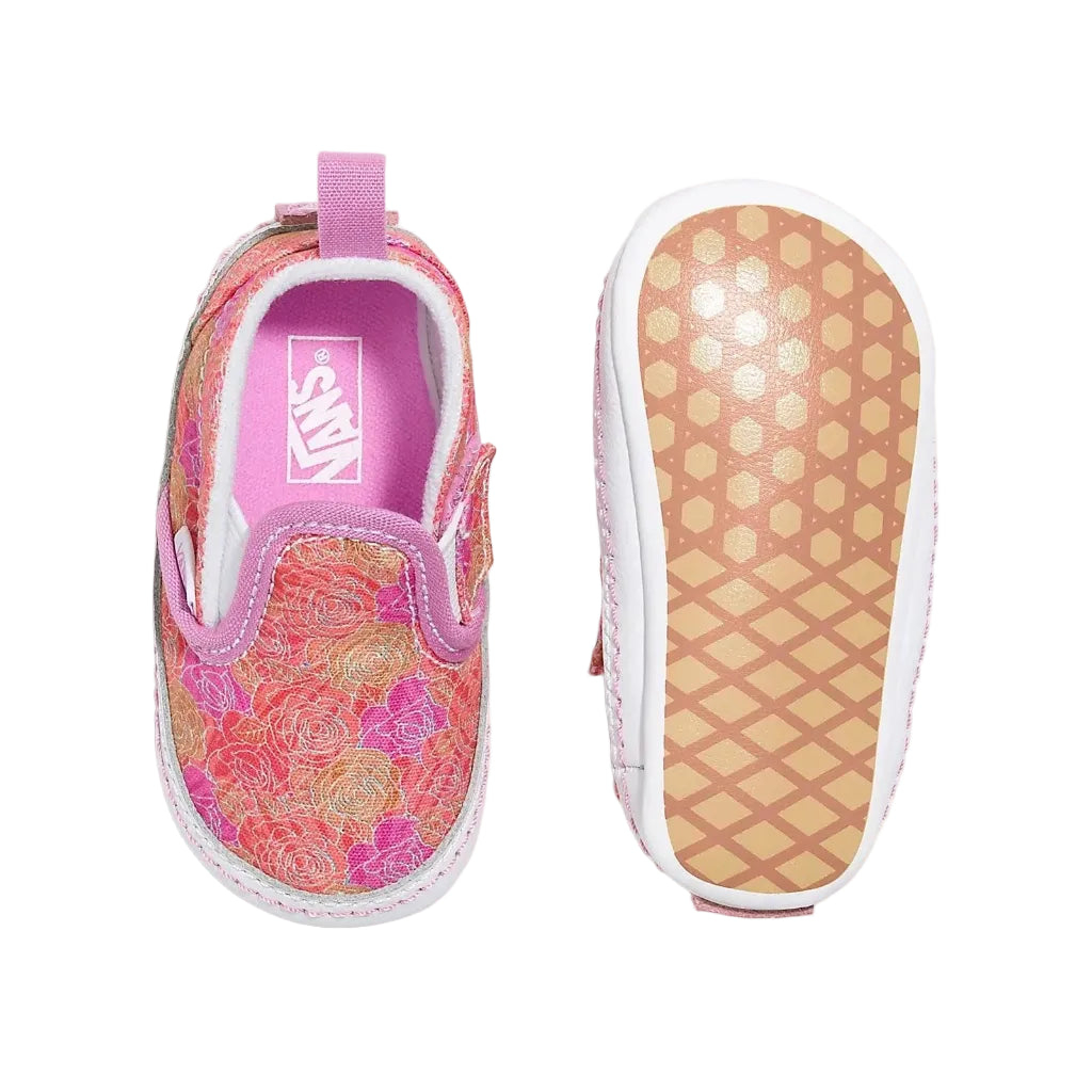 Slip On V Crib Rose Camo Pink Floral