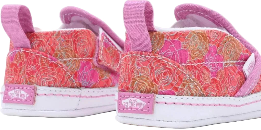 Slip On V Crib Rose Camo Pink Floral