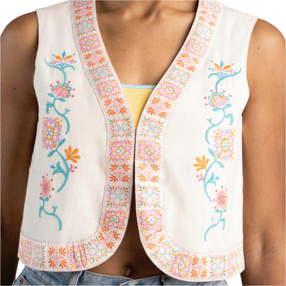 Frontier Vest Vintage White